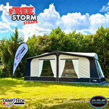 2026 Camptech Cayman Size 12 Full Caravan Awning – 925-950cm | 25mm Steel Frame