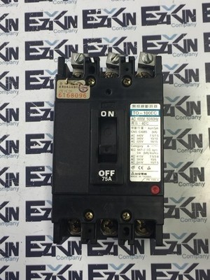 Taian TO-100EC Circuit Breaker, 600VAC 75Amp 