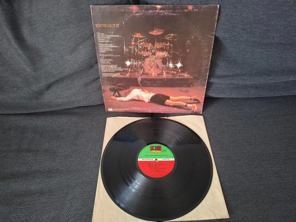 LP AC/DC If You Want Blood You've Got It vinile 1a stampa 78 vinyL first press