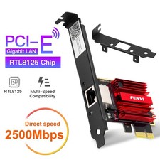 2.5Gbps PCIe Gigabit Network Card RJ45 LAN PCI Express X1 X4 X8 Ethernet Adapter
