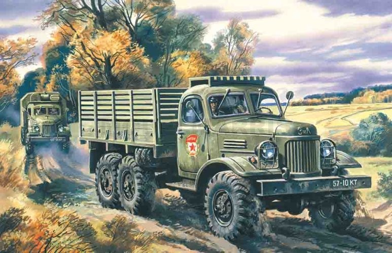 Icm 72541 1/72 ZiL-157, Army Truck