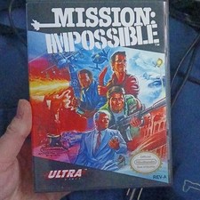 Ultra Games Mission: Impossible Nintendo NES NTSC-U/C Action 1990 w/ Manual