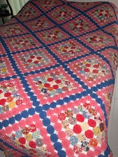 vintage yoyo quilt