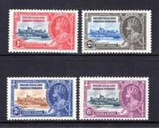BECHUANALAND KGV 1935 SILVER JUBILEE sg111-4 LIGHTLY MOUNTED MINT SET CAT £19
