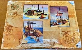 LEGO Pirates Black Seas Barracuda (Dark Shark) 6285 In 1989 Used W/Manual As Is