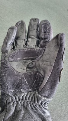 RUKKA Xtrail Glove Größe 8- Schwarze Motorradhandschuhe aus Leder  Protektoren