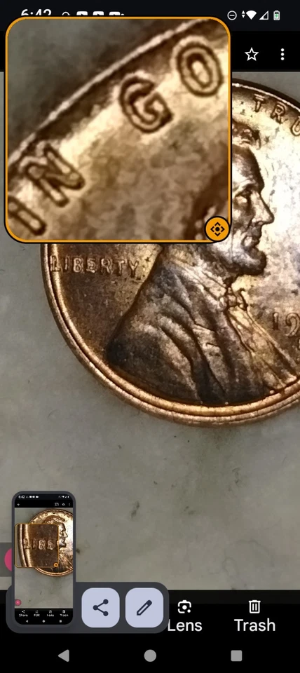 1950-D RPM#3 D/D Horizontal And A DDO. Lincoln Wheat Penny Cent~Gem Red  - Image 2 of 4