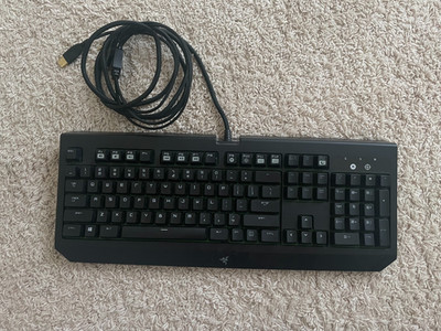 Razer Blackwidow Ultimate Mechanical Keyboard - Stealth 2016 Edition (RZ03-0170)