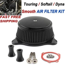 CNC Air Cleaner Intake Filter For Harley Touring Dyna Softail Road Electra Glide