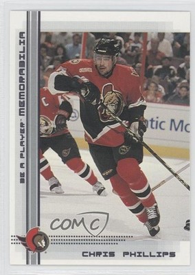 2000-01 ITG Be A Player Memorabilia Chris Phillips #372 0a0