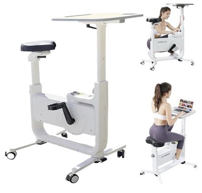Oakwonder Foldable Under Desk Bike. Heavy Duty For Work From Home Spin Bike With