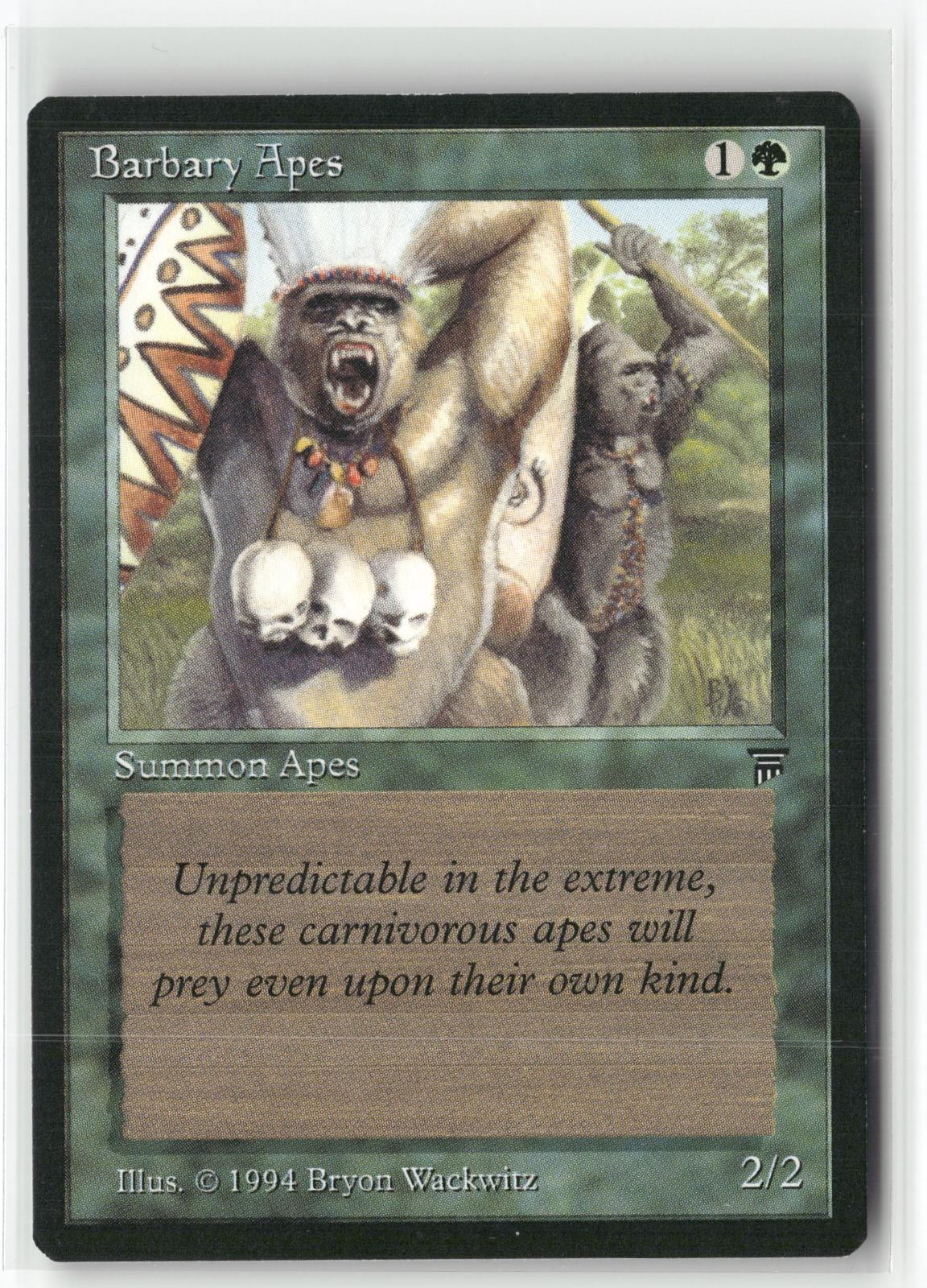 Barbary Apes Common Legends Magic: The Gathering Lightly Played