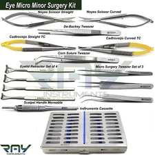 Eye Micro Surgery Ophthalmic Eyelid Kit Surgical Blepharoplasty Instruments