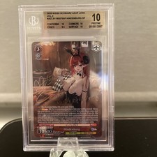 BGS 10 Signed Weiss Schwarz Azur Lane Vol.2 AZL/S119-075SP SP Hindenburg English