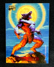 1994 Fleer Marvel Masterpieces MCU Trading Card - WEREWOLF #135