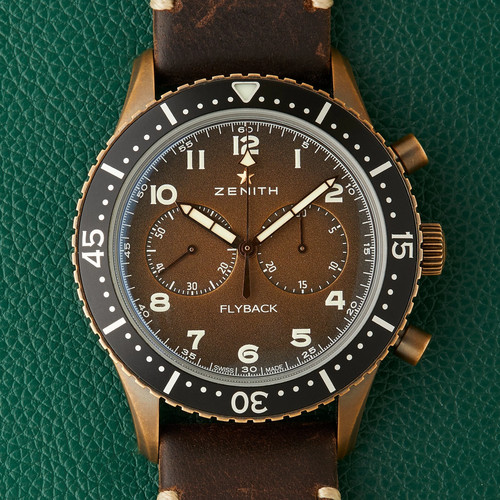 Zenith Tipo CP-2 Bronze Pilot Ref. 29.2240.405/18.c801 Flyback Full Set 2022