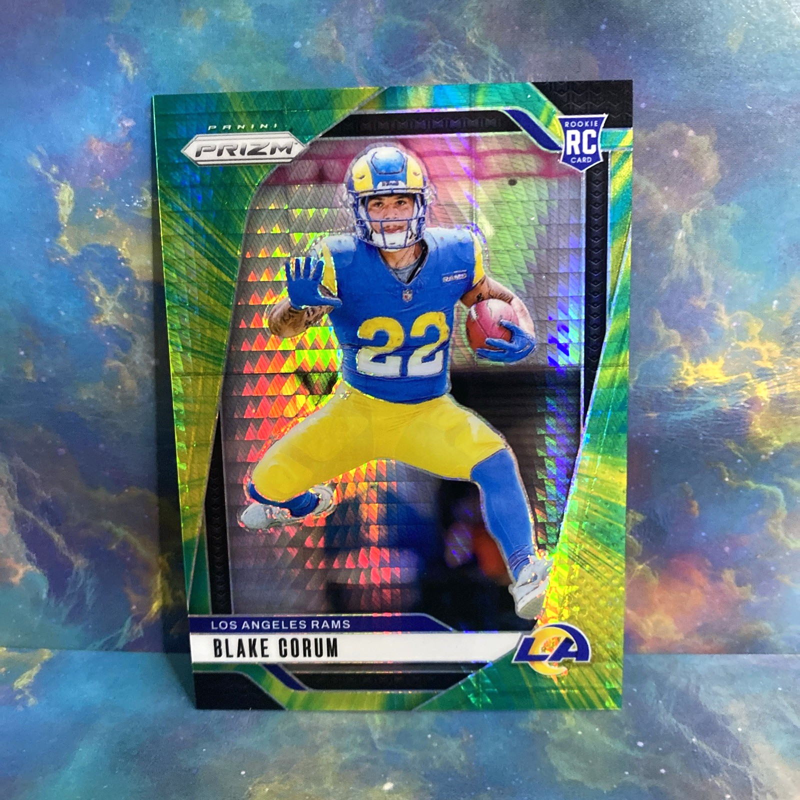 2024 Panini Prizm #308 Blake Corum Hyper /180 RAMS