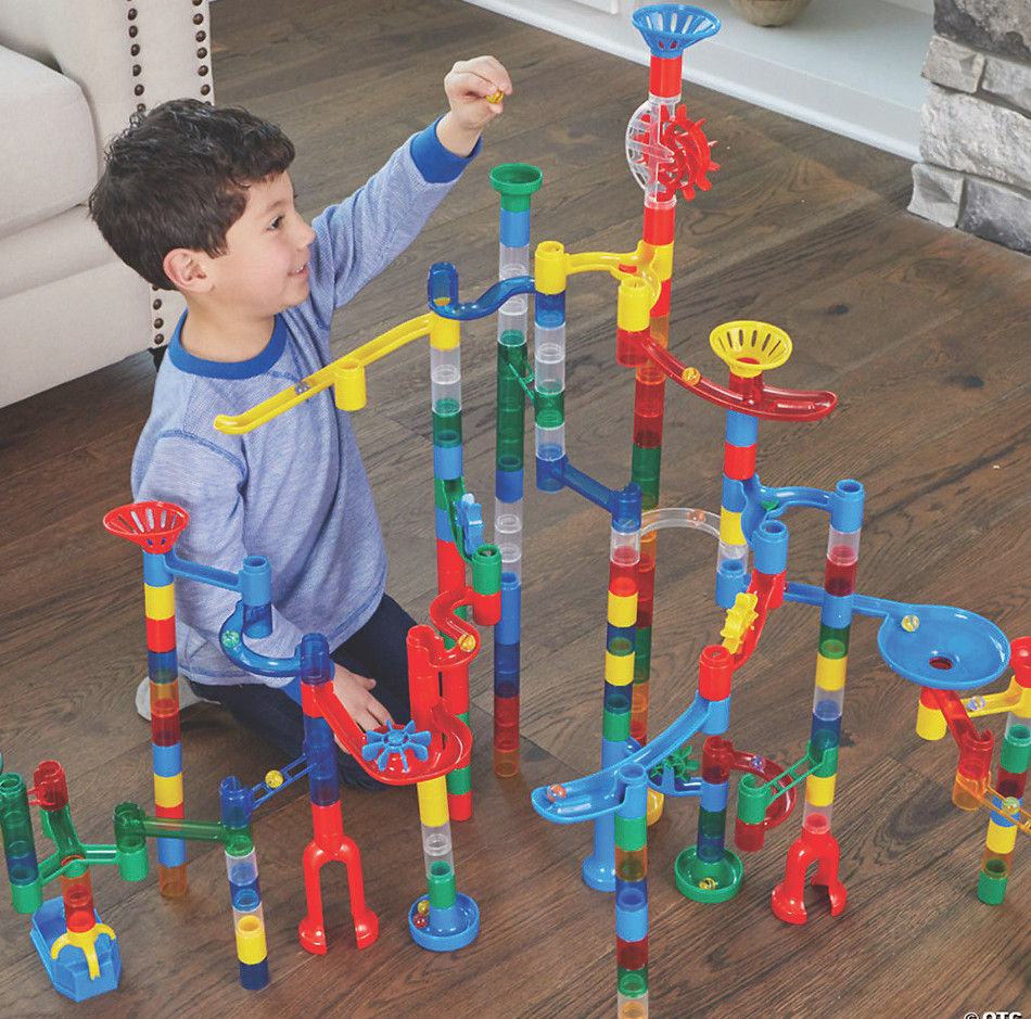 Mega Marble Run: 215-Piece Set - Free Shipping