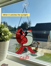 Handmade Stained Glass Bird Suncatcher. Great Gift For Home Decor. C651