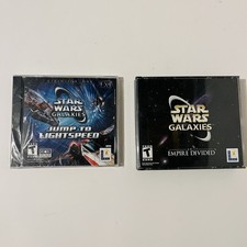 Star Wars Galaxies PC Game Lot Jump to Lightspeed Sealed Empire Divided