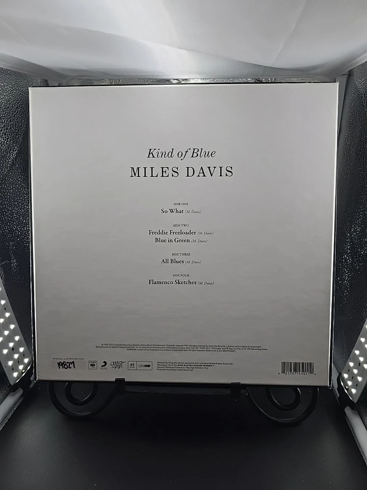 Miles Davis Kind Of Blue MFSL 2x LP 180g Box Set W/ INSERT Hand Numbered NM - Image 2 of 4