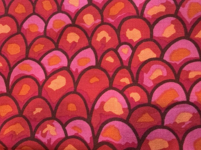 By Fat Quarter RARE Kaffe Fassett Brandon Mably Shingles BM27 Magenta OOP