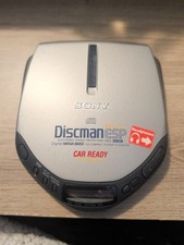 Sony Discman CD Player Silver D-E307CK Mega Bass Car Ready Not Tested