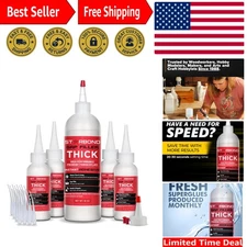16 oz  CA Glue Kit - Fast Curing Cyanoacrylate Adhesive for Woodworking
