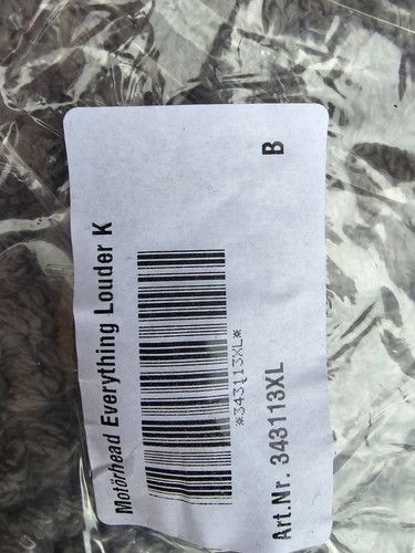 Very RARE OFFICIAL Motorhead Everything Louder Than Everything Else Hoodie XL. - Picture 7 of 7