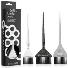 FRAMAR Hair Color Brush Set – Glitter Color Brush, Hair Dye Brush Kit, Hair Colo