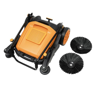 #ad 41 INCH Walk Behind Sweeper Street Floor Road Sweeping Floor Cleaner Hand Push $362.10