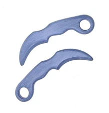 Training Karambit Knife Blue FMA Tactical Kalaj Kutter Arnis Knives Kali Silat