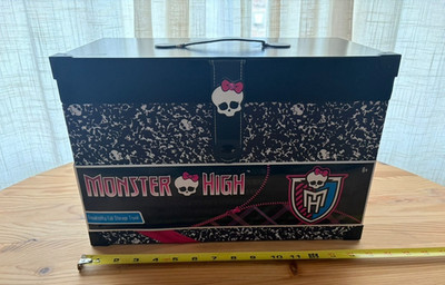 2013 Monster High Freakishly Fab Storage Trunk Doll Case Mattel  15  X 10  X 8 