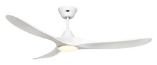 DC ceiling fan with LED remote control fan lights genuine white 152cm