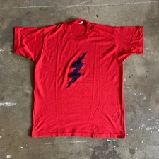 1980s VINTAGE 80s LIGHTNING BOLT T-SHIRT MEN SZ M HAWAII SURFING SURF SURFER 70s