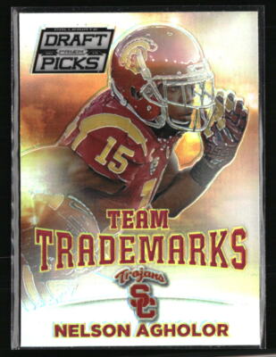 Nelson Agholor 2015 Panini Prizm Draft Picks Team Trademarks #34 Football Card