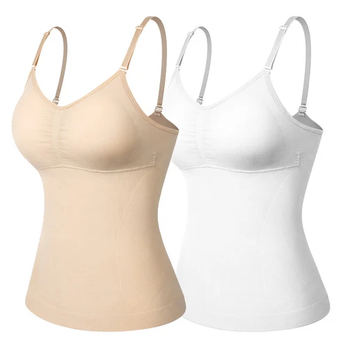 Lady Cami Tummy Firm Control Body Shaper Slimming Waist Shapewear Seamless Vest - Picture 39 of 41
