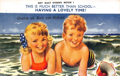 BAMFORTH SEASIDE KIDDY POSTKARTE SEA TAYLOR GEBRAUCHT UNBENUTZT GD PLUS SEHR GUT