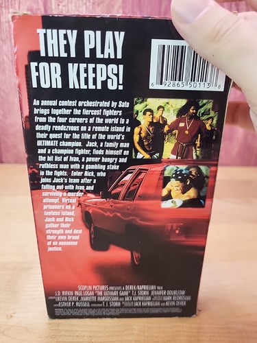 Ultimate Game (VHS, 2005) Movie Rare OPP HTF Crime Tape - Imagen 2 de 4