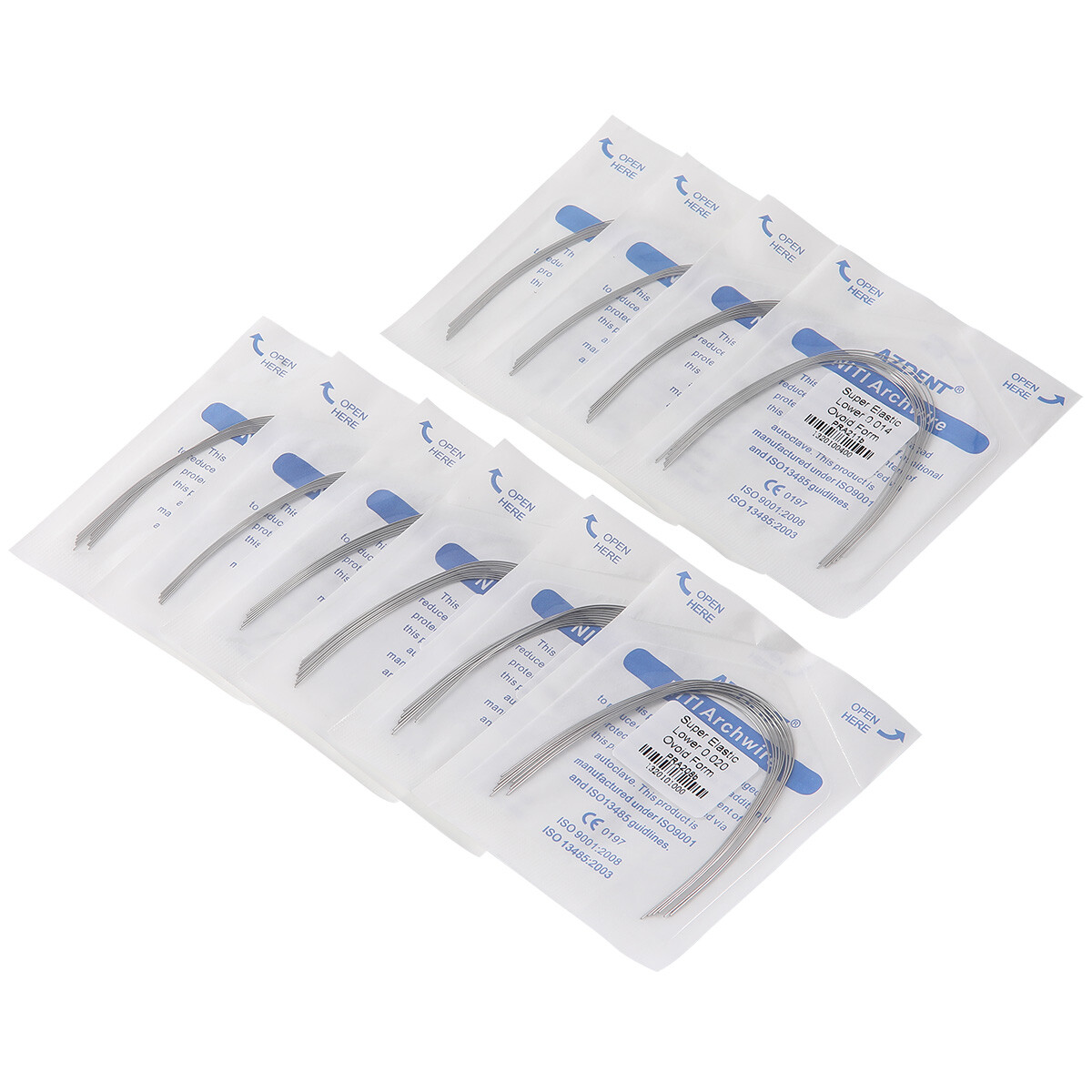 Fili Dentali Super Elastici 50 Archi Ortodontici Rotondi In Niti - Foto 6