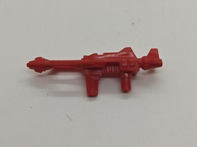 Transformers Insecticon SHRAPNEL GUN Part 1984 G1 Blaster Rifle Cannon RED