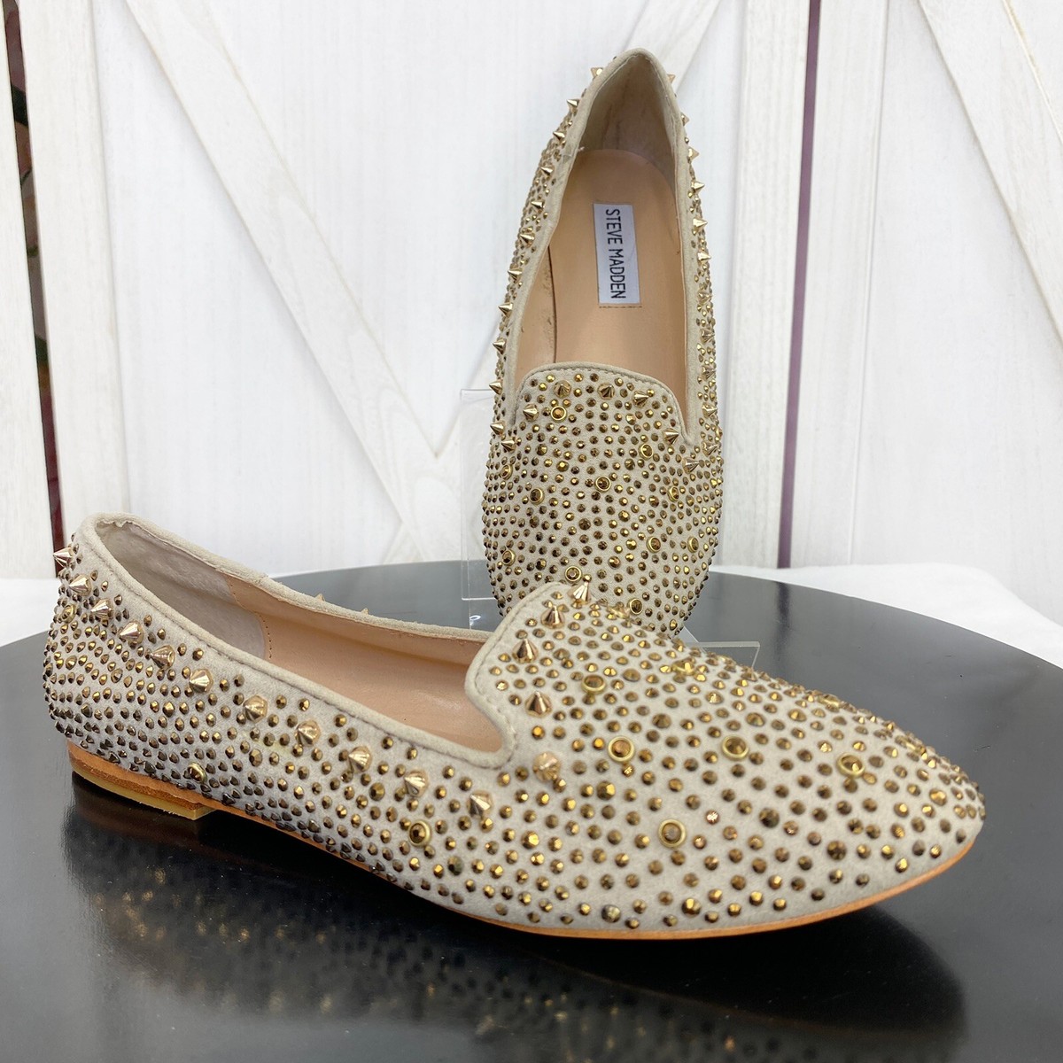 Madden Shoes Steve Madden Loafer Flat Steve Madden Blue Canvas