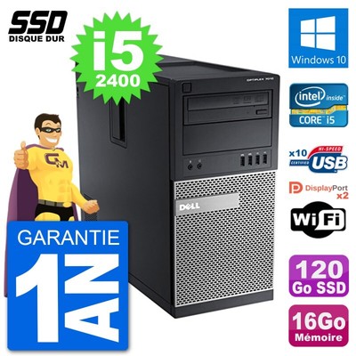 PC Tour Dell OptiPlex 7010 Intel Core I5-2400 RAM 16GB SSD 120GB Windows 10 Wifi