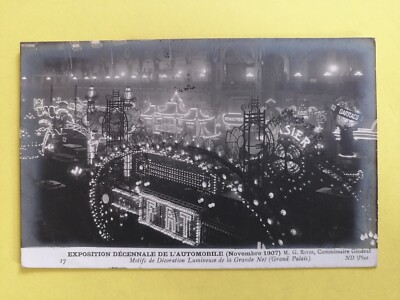 Carte Postale Ancienne - Grand Prix Automobile Club De France 1907 - Darracq
