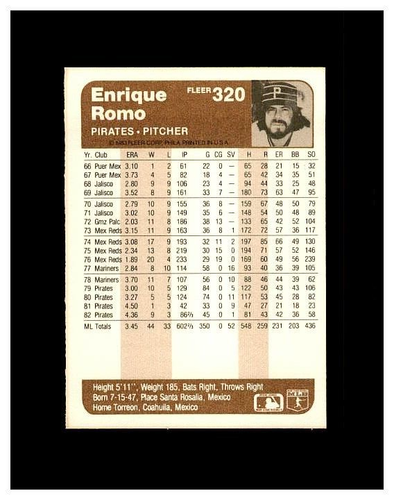 1983 FLEER BASEBALL YOU PICK #250-499 SEE SCANS OF EVERY CARD STARS,ROOKIES #2 - Picture 141 of 495