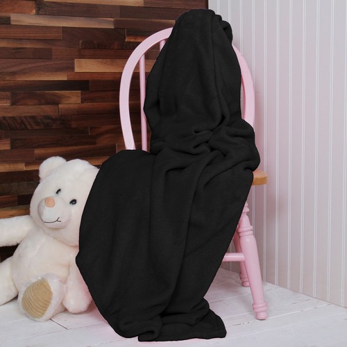 PLUSH FLEECE BLANKET THROWS - 50" X 60" - SOFT FUZZY COZY - 14 COLOR OPTIONS - Picture 7 of 56