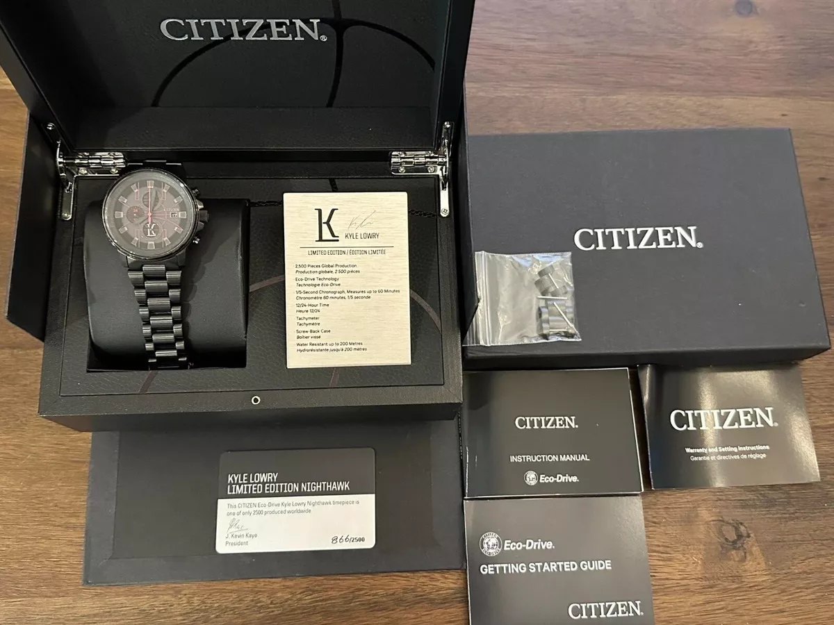 Citizen eco drive nighthawk manual sale