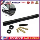 4.7" Car Antenna Carbon Fiber Radio FM Antena Black Kit Universal Screw USA Hot