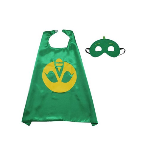 Superhero Cape PJ Masks Cape & Mask Costume Kids Girls Boys Gekko Owlette Catboy - Picture 11 of 18