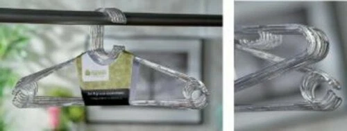 Grucce appendiabiti trasparente